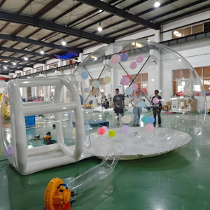 Şişme kamp temizle şeffaf PVC kabarcık açık ev kubbe çadır çocuklar parti kabarcık çadır ev - Product Image 4