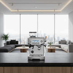 <span class=keywords><strong>Cafetera</strong></span> Espresso con Manómetro, Pantalla LCD, Diseño Italiano Antiestático, Perilla de Interruptor para Ajustar el <span class=keywords><strong>Tiempo</strong></span> - Product Image 3