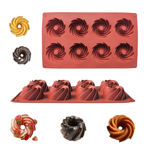 <span class=keywords><strong>Mini</strong></span> <span class=keywords><strong>molde</strong></span> <span class=keywords><strong>de</strong></span> silicona para muffins, <span class=keywords><strong>molde</strong></span> para hornear Fondant con forma <span class=keywords><strong>de</strong></span> tornillo, herramienta para Tartas, pasteles y pastelería - Product Image 2