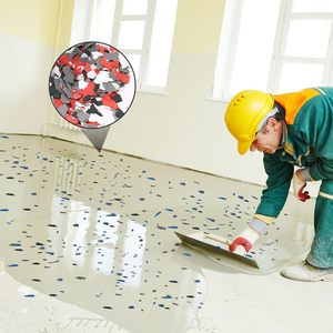 Copos de Color para Recubrimientos de Pisos Epóxicos, Impermeables y Ecológicos, Disponibles para Uso en Exteriores, Dormitorios, Talleres y Fábricas, Personalizables - Product Image 2