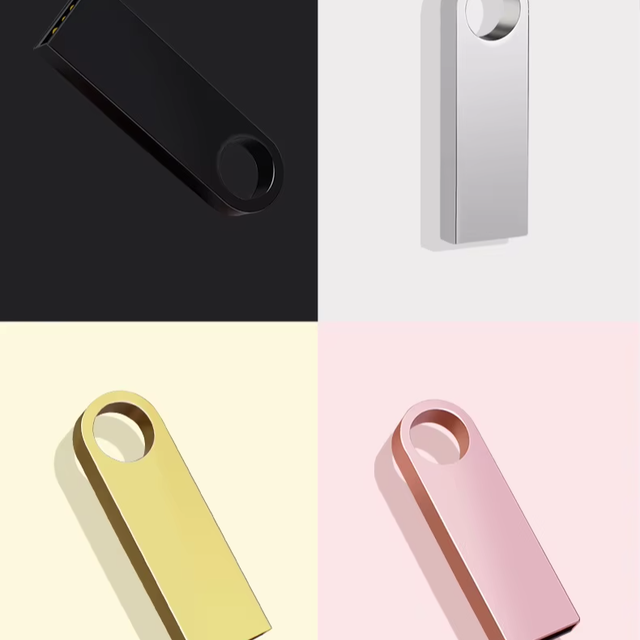 New Metal USB Flash Drive Engraving 32G/16G/128G/64G High-Speed USB2.0 Creative Gift for Car Use Model C3 1-Year Warranty