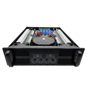 Amplificatore di Potenza Digitale Lineare Stereo in Metallo Classe H da 1100W a <span class=keywords><strong>4</strong></span> Canali, Ecologico, per Performance sul Palco - Product Image 4