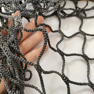 Filet <span class=keywords><strong>de</strong></span> protection gris 45*45mm pour football, 100% fibre vierge, personnalisé, filet professionnel pour volley-ball, filet <span class=keywords><strong>de</strong></span> clôture pour terrain <span class=keywords><strong>de</strong></span> football - Product Image 4