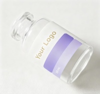 Autocollants personnalisés en vinyle adhésif double couche pour étiquettes de poudre de peptides pour flacons de médicaments 10ml 5ml 3ml
