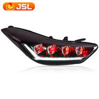 Feux de voiture pour Hyundai Elantra Avante MD 2011-2016, modèle LED GT, projecteur avant avec lentille DRL, accessoires automobiles
