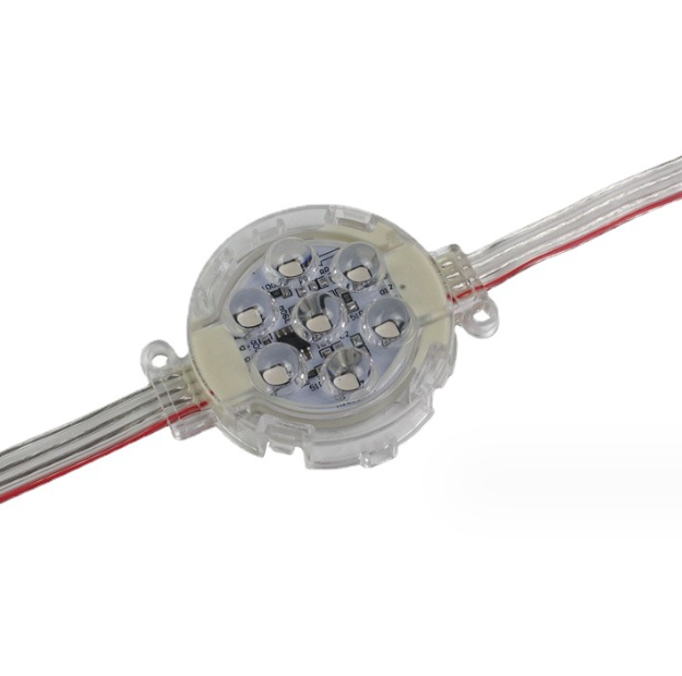 12v 24v RGB RGBW Led Pixel Point Light 3cm 5cm Smart Wifi Controller IP68 Led Lights Permanent Christmas Holiday Lights
