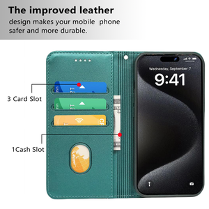 Ingrosso portacarte NFC in pelle Flip portafoglio Cover per Xiaomi 15 14t Pro po <span class=keywords><strong>C40</strong></span> custodie magnetiche per cellulare supporto in piedi - Product Image 3
