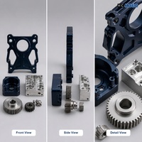 Prototypage rapide sur mesure CNC, pièces en métal et en plastique de précision, fabrication à faible volume