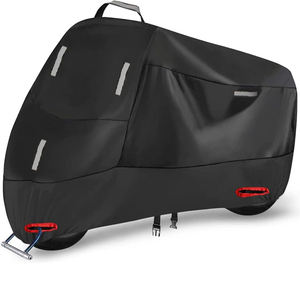 オールシーズン対応 ユニバーサル バイクカバー 防水 日焼け防止 破れにくい 鍵穴付き モーターサイクルカバー - Product Image 1