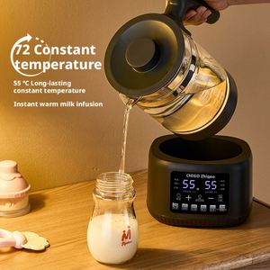 MultiFunctional 600W 1.3L Electric Tea-Maker Thickened Glass 316SS ClassA 72H Constant Temp Auto Shut-Off Home Hotel Outdoor - Product Image 4