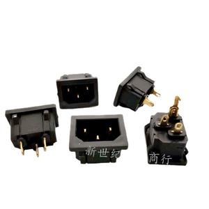 Enchufe cuadrado sin asas de tres orificios con resorte para máquina de leche de soja, olla arrocera, enchufe de base metálica, enchufes modernos y convenientes - Product Image 2