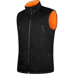 Gilet softshell léger coupe-vent réversible sans manches pour homme FOXA, idéal pour la randonnée, la course à pied, le cyclisme, les voyages, toutes saisons - Product Image 1