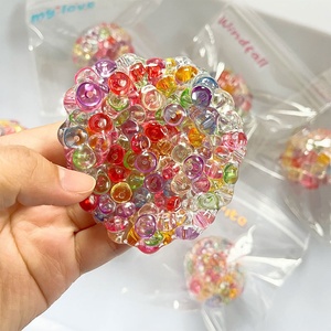 Juguete Antiestrés de Bolas de Hielo Coloridas Hechas a Mano con Cuentas Pop, Juguete Sensorial Blandito para Aliviar el Estrés, Venta al por Mayor - Product Image 3
