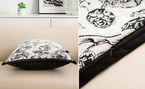Offre Spéciale <span class=keywords><strong>pas</strong></span> <span class=keywords><strong>cher</strong></span> ferme canapé taie d'oreiller couverture coussin maison décorative Chenille feuille Jacquard coussins couvre - Product Image 3