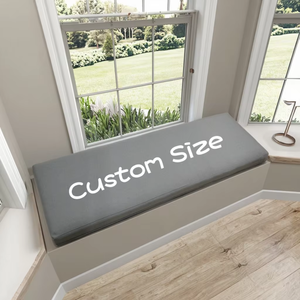 Tamanho personalizado Couro Restaurante Banco Almofada Bay Window Espuma OEM Logotipo Piquenique Assento Inferior Barco Almofadas Almofadas Do Assento Almofadas - Product Image 2