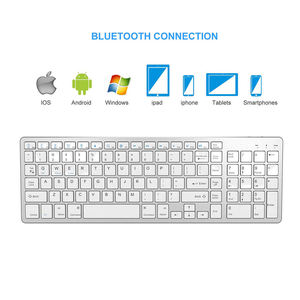 Oem Slim Standard Wireless Spanish Rechargeable <b>bluetooth</b> <b>Keyboards</b> for Tablet - Product Image 4