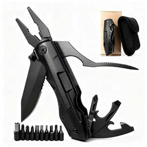 Top bán thép không gỉ đa công cụ dao phong cách <span class=keywords><strong>plier</strong></span> có thể gập lại Câu Cá Công cụ <span class=keywords><strong>Screwdriver</strong></span> Saw DIY Uốn Tóc bồng cắt cao - Product Image 1