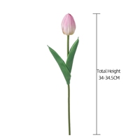 Bunga Tulip EVA Buatan Tangkai Tunggal untuk Dekorasi Musim Semi dan Musim Panas, Cocok untuk Rumah, Pernikahan, dan Rangkaian Bunga