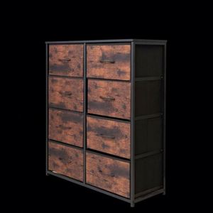 Modern Living Room Fabric <b>Cabinets</b> Freestanding Durable Stainless Steel MDF Panel Pine Various Color Dresser for Bedroom - Product Image 1