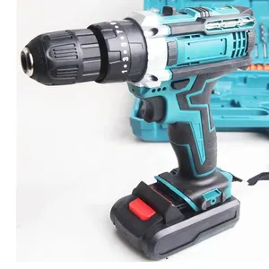 21V Lithium Battery Cordless Electric Drill Power Drilling Machines Brushless Drill Tools Combo Set