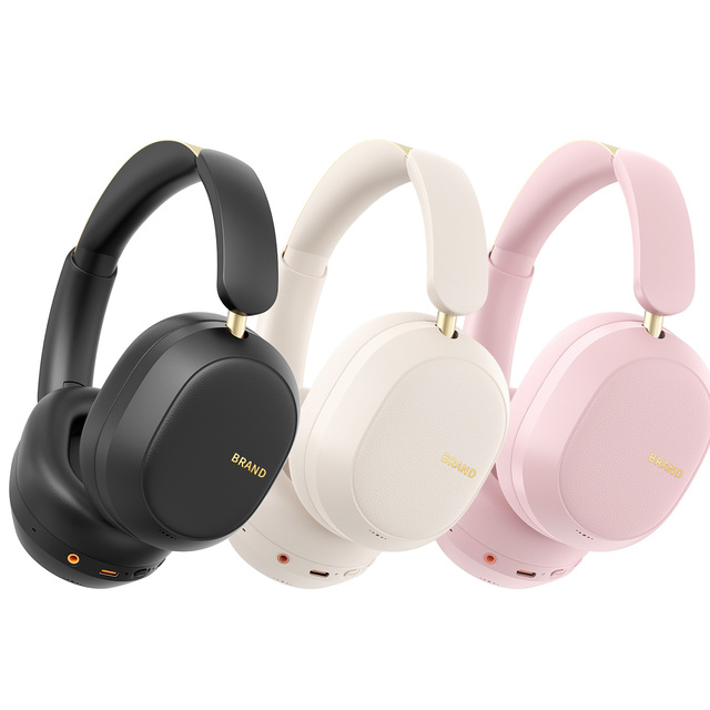 Hybrid ANC Headphones 40dB Deep Noise Cancelling OEM HiFi Stereo ANC  Headset for Travel