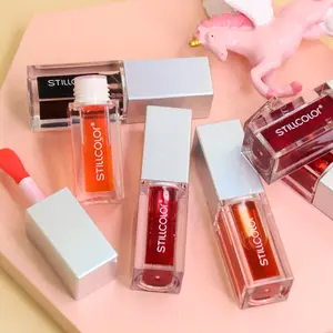 2023 Private Label Lip Tint Makeup Cosmetics Natural Non-sticky Deeply Hydrating Smooth Plumped Lip Gloss