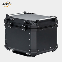 Pièce de modification préférée : Boîte arrière en tôle galvanisée 45L avec cadre renforcé anti-collision pour la modification de moto