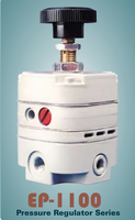 Regulator Tekanan Udara Multi-Tahap Presisi Tinggi OEM EP1100 Tipe 100 Akurasi 0,1% Katup Penginderaan Baja Tahan Karat yang Dioperasikan Pilot