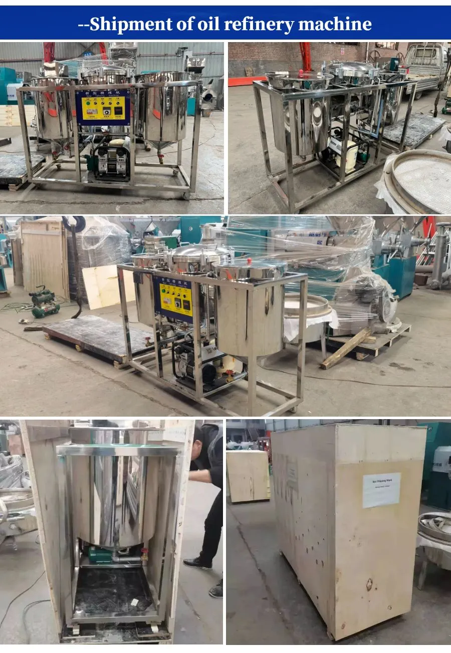 Cooking oil processing machine/small scale edible oil refining machinery/crude cooking oil refinery