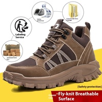 Sepatu Hiking Pria Trendi dan Bernapas untuk Penggunaan Industri, Sepatu Safety untuk Industri, Laris Manis