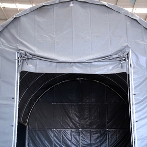 Abri de stockage pour conteneurs en PVC entièrement fermé avec murs avant et arrière pour entrepôts agricoles et industriels - Product Image 3
