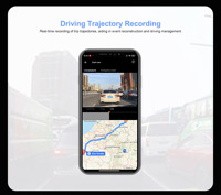 Nouvelle boîte noire de voiture, caméra embarquée 4K Wifi GPS, double objectif avant et arrière, dashcam 4K, caméra de voiture double objectif Wifi GPS 4K