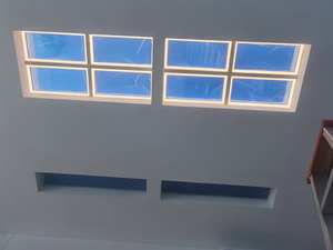 Plafonnier LED CE encastré ultra-plat, lumière artificielle d'ambiance, faux fenêtre, lumière du soleil, intensité variable, panneau LED intelligent bleu <span class=keywords><strong>Coelux</strong></span> - Product Image 1