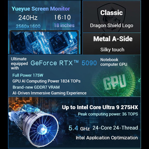 Cho MSI Vector 18 HX <span class=keywords><strong>2025</strong></span> Chơi Game Máy Tính Xách Tay 18Inch Flagship Intel Core Siêu I9-275HX RTX 5090/5080/5070ti Tiếng Anh Bàn Phím <span class=keywords><strong>2025</strong></span> - Product Image 3