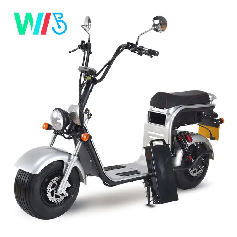 EEC CityCoco קטנוע חשמלי 1500W/2000W מנוע למבוגרים אופני מיני צ'ופר חזקים עם בלם דיסק שני גלגלים