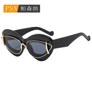Gafas de Sol Cat Eye con Montura Completa UV400, Accesorios de Moda para Mujer 2024 - Product Image 2
