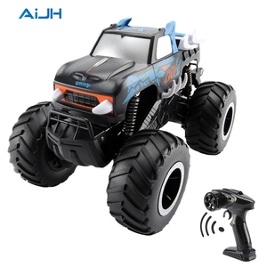 AiJH Coche Teledirigido Anfibio Todoterreno con Ruedas Grandes 1:16, Vehículo <span class=keywords><strong>de</strong></span> Escalada 2.4 Ghz, Coche RC <span class=keywords><strong>de</strong></span> Acrobacias y Derrapes - Product Image 1