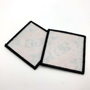 Parche tejido de poliéster personalizado para ropa, insignia tejida de marca con logotipo personalizado para uniforme - Product Image 2