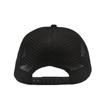 Casquettes trucker snapback 6 panneaux 100% coton à visière incurvée avec logo brodé et dos en maille respirante pour le sport