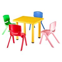 Nouvelle conception, bureau en plastique pas cher pour enfants, table d'étude pour enfants d'âge préscolaire, table pour enfants de maternelle, garderie, école