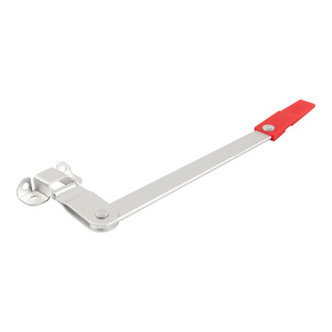 Aluminum <b>Window</b> <b>Lock</b> Rod With Red <b>Handle</b> For RV Door And <b>Window</b> Easy Installation - Product Image 3