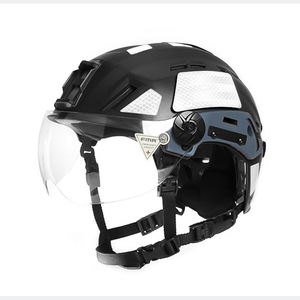 หมวกนิรภัย FMA สีเทาคุณภาพสูง วัสดุ ABS สำหรับการค้นหาและกู้ภัยทางยุทธวิธี (SAR) และงานก่อสร้าง - Product Image 5