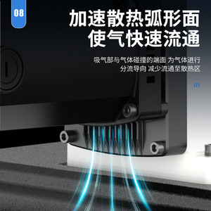 Fendeuse de bois électrique DIY 220V avec cordon, outil automatique de fendage de bois pour usage domestique et extérieur - Product Image 4