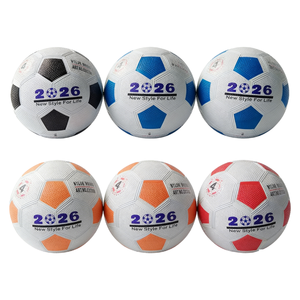 Ballon de football en caoutchouc n°5, taille <span class=keywords><strong>4</strong></span>, pour l'entraînement sportif en extérieur – Offre spéciale - Product Image 4