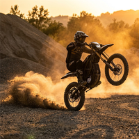Moto tout-terrain électrique haute performance pour adultes, idéale pour la course compétitive, motocross hors route sans entretien
