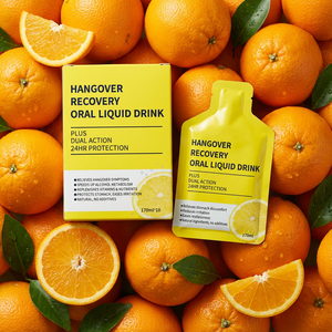 Integratore Liquido Naturale a Base di Erbe per la Protezione del Fegato e il Sollievo dalla Sbornia al Gusto di Arancia, Etichetta Privata OEM ODM Fornitore Globale - Product Image 1