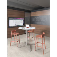 Meuble de Restaurant Table à Cocktail pliante, Bar haut utilisé pour mariage, mobilier Commercial moderne en bois massif 3 ans