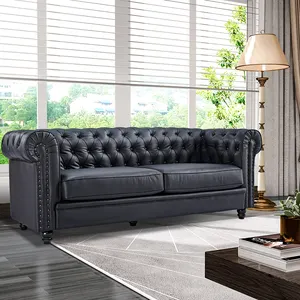 Роскошная вилла в европейском стиле, диван, мебель для гостиной, кожаные диваны