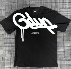 เสื้อยืดโอเวอร์ไซส์แขนสั้นลำลองแบรนด์ GEEDUP พิมพ์ลายตัวอักษร ดีไซน์ทันสมัย ผ้าฝ้ายแท้ 100% คุณภาพเยี่ยม สินค้ามาใหม่สำหรับผู้ชาย - Product Image 4