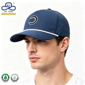 Gorra de Béisbol de Secado Rápido con Paneles Perforados de Nailon de Primera Calidad, con Logotipo Personalizado, para Golf y Deportes al Aire Libre, Venta al Por Mayor de Fábrica - Product Image 5
